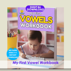 Vowels worksheet cover