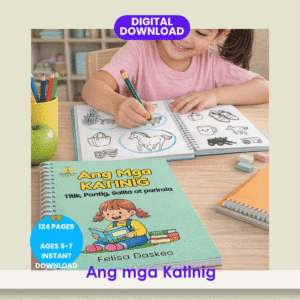 Ang mga Katinig Workbook mock-up cover