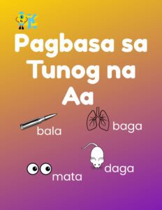 pagbasa sa tunog na a