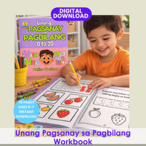 Pagsanay sa pagbilang 0-20 mock up